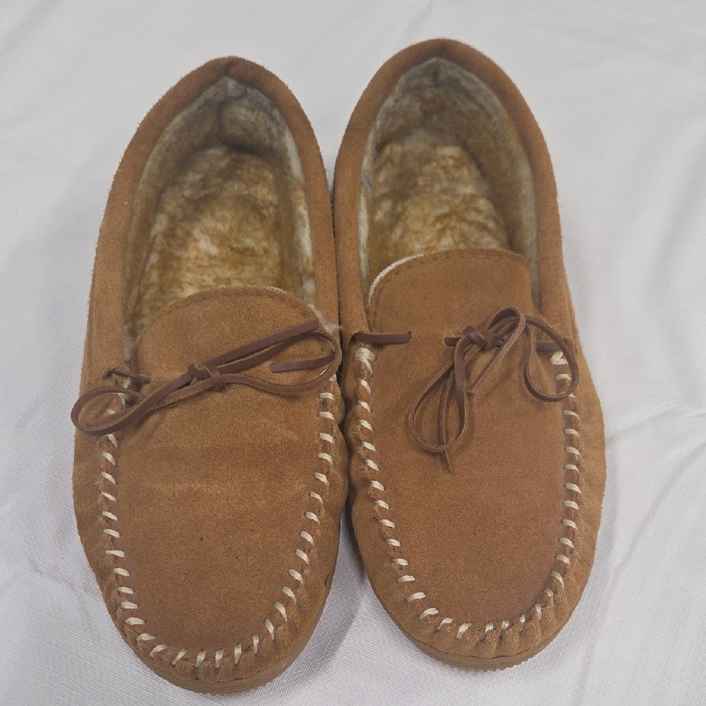 Brown Suede Loafers